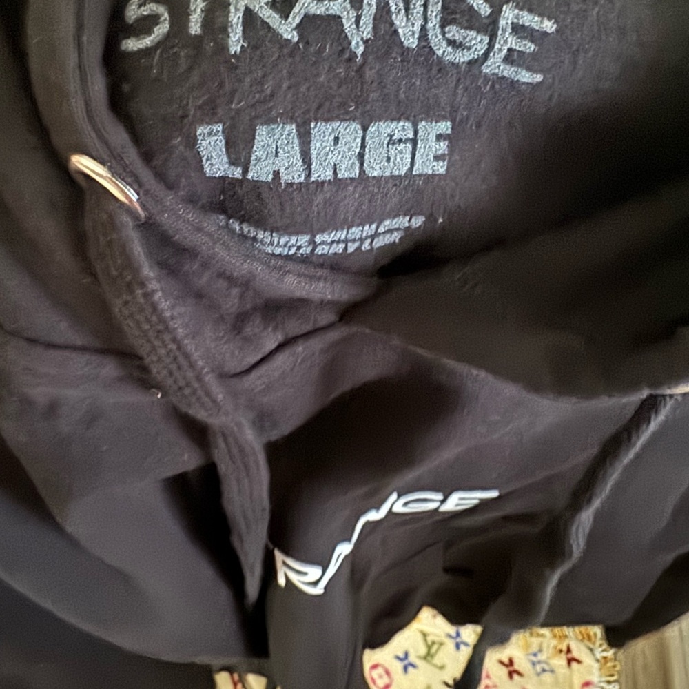 STRANGE Jet Engine Car Hoodie size L - Picture 9 of 10